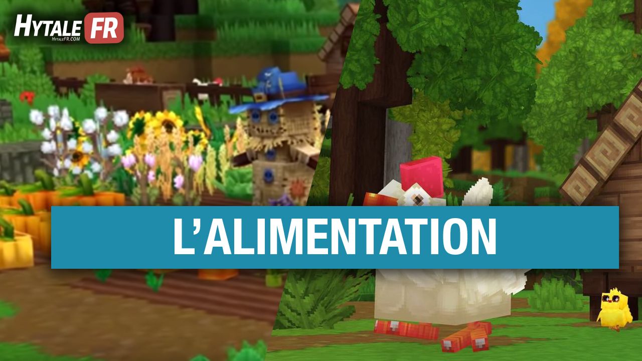L'alimentation dans Hytale