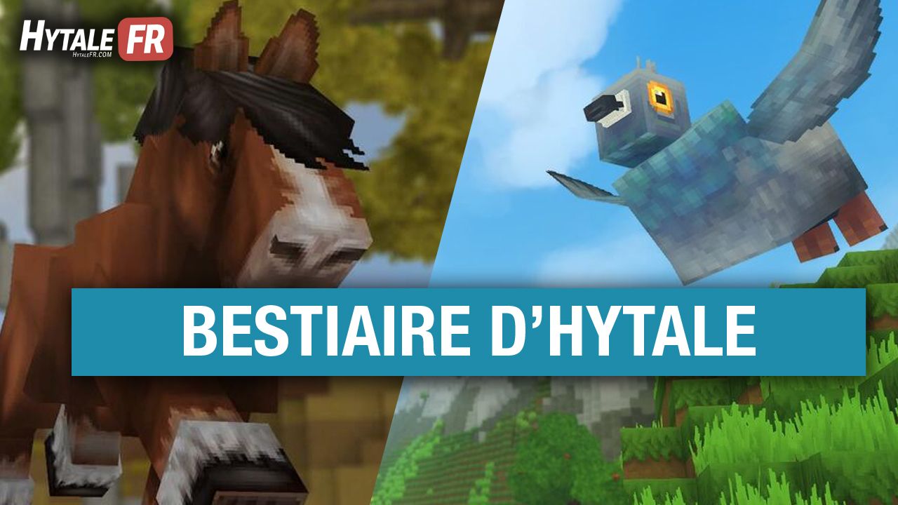 Les animaux d'Hytale : un bestiaire interactif avec le joueur