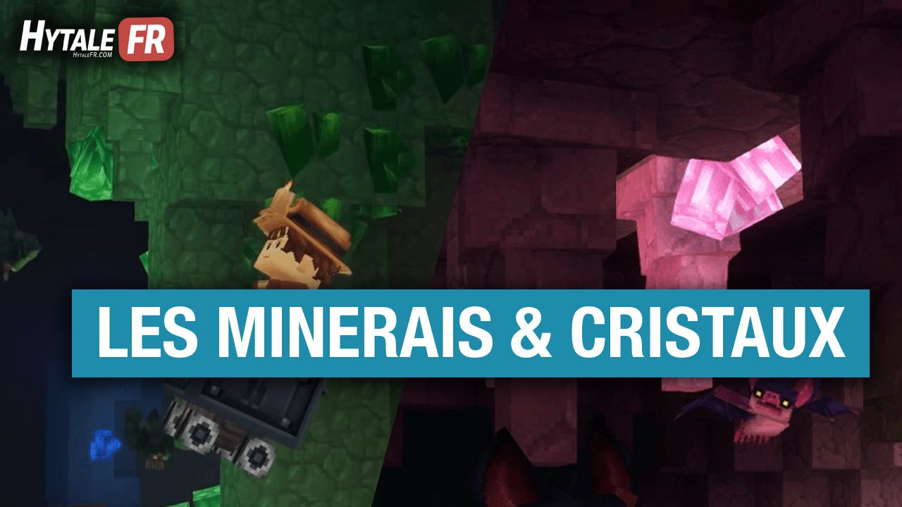 Hytale : les minerais et cristaux