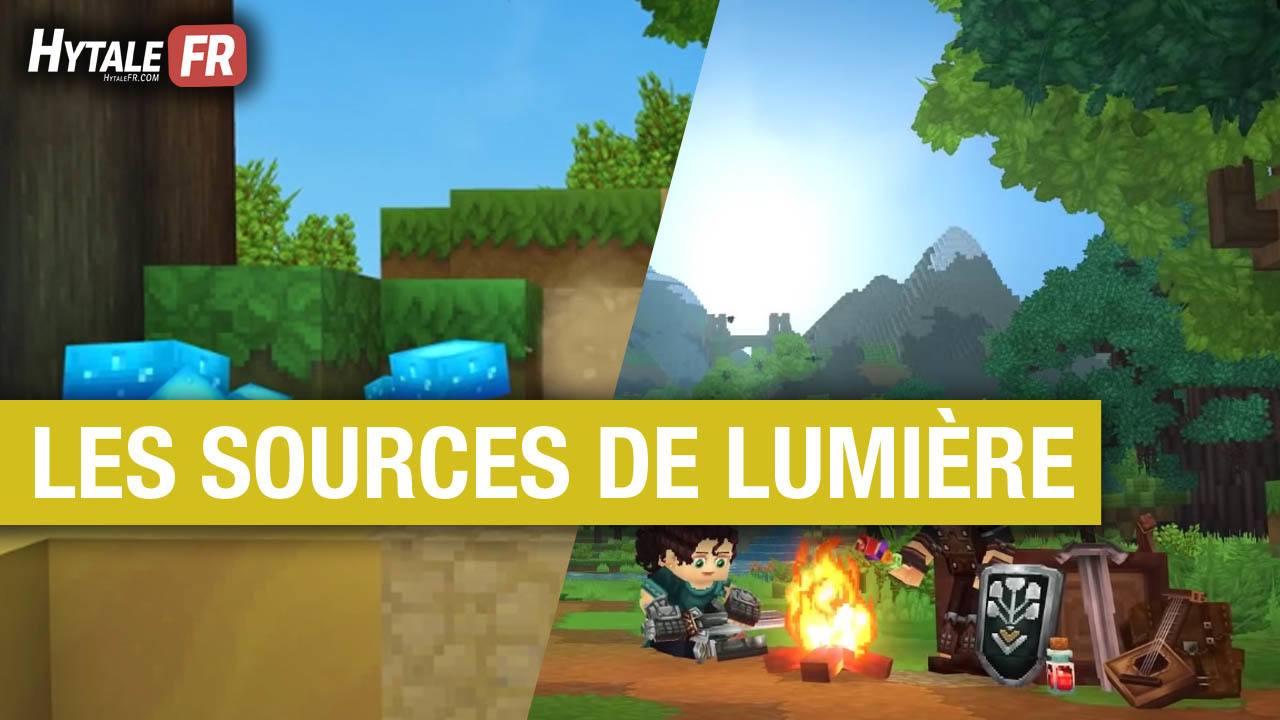 Les différentes sources de lumière dans Hytale