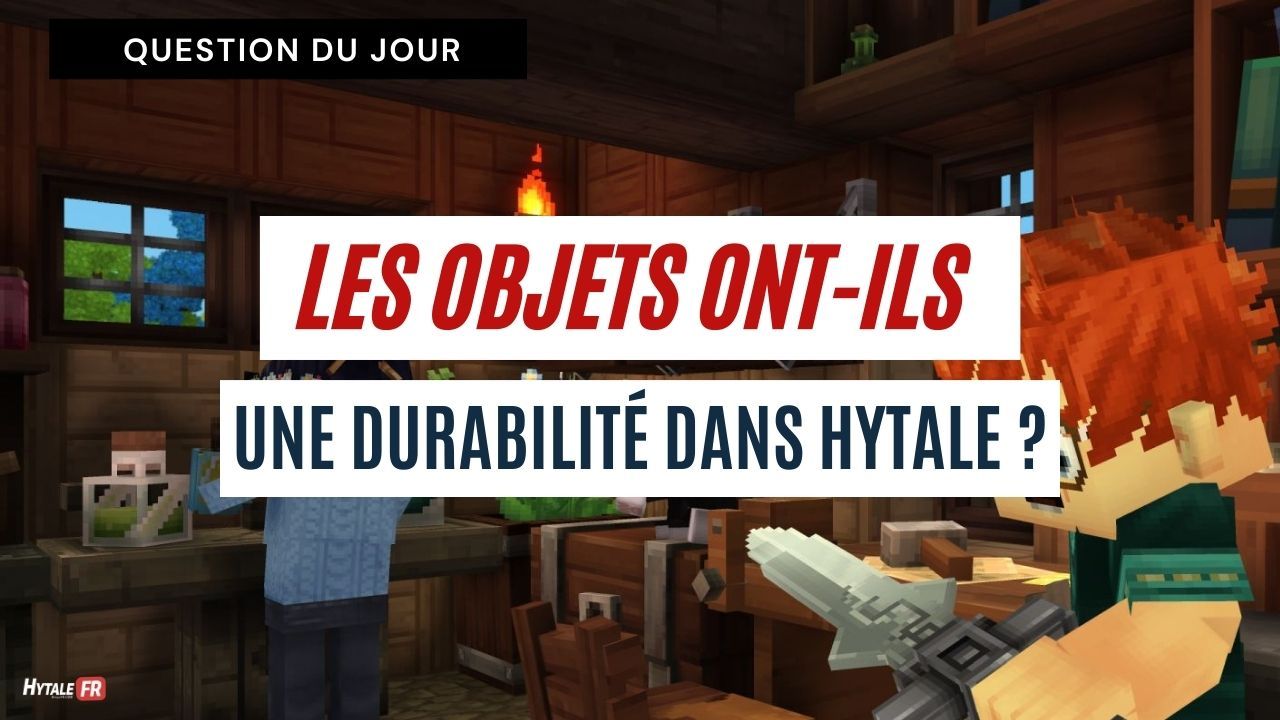 La durabilité des objets dans Hytale