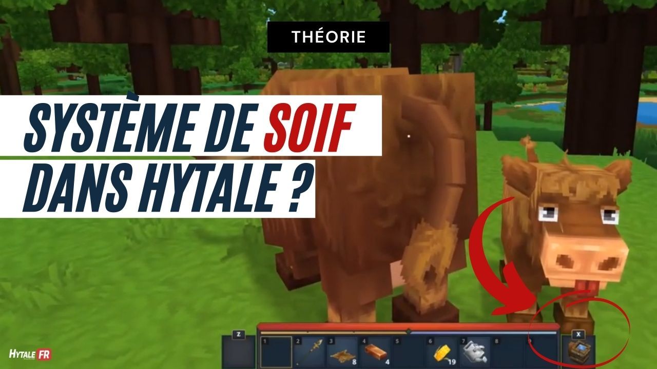 Hytale : y aura t'il un système de soif et de faim dans le jeu ?