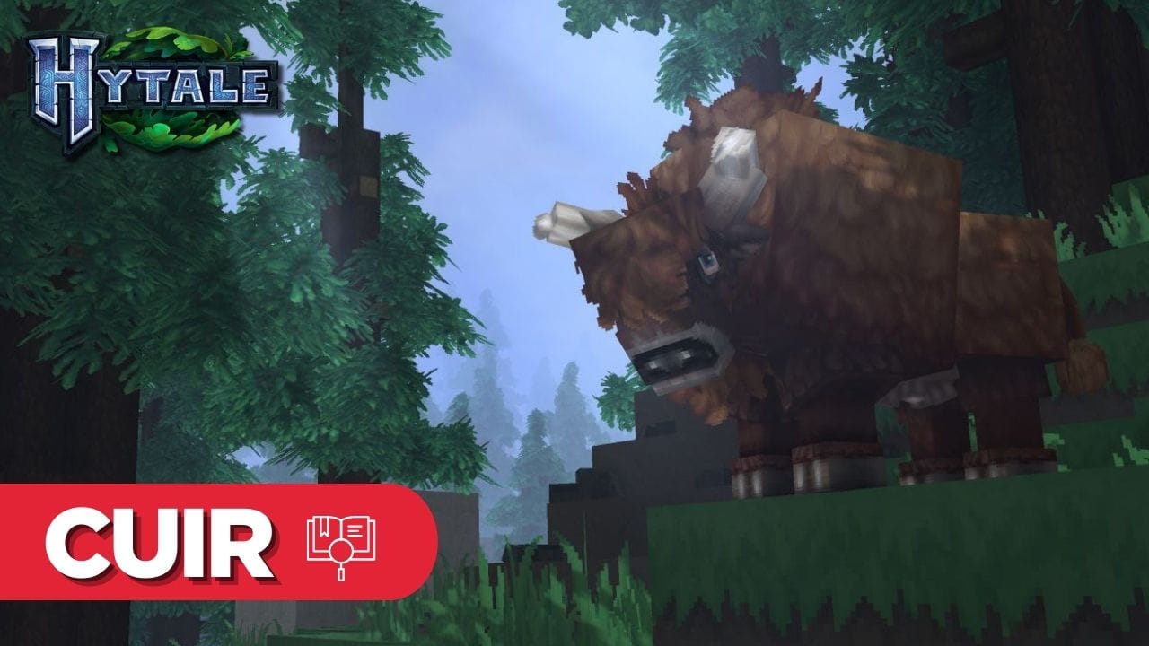 Cuir Hytale : Où trouver du leather ?