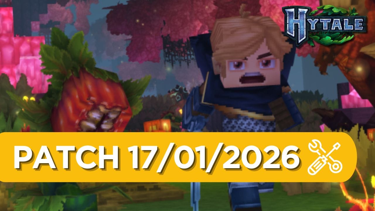 Hytale : première grosse mise à jour du jeu - Patch 17 janvier 2026