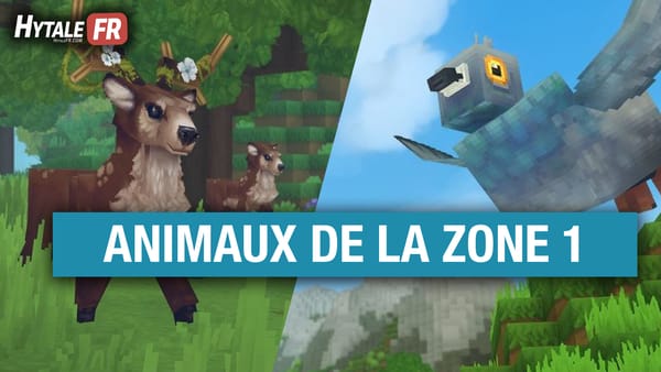 Hytale Blogpost : Les animaux et créatures de la Zone 1